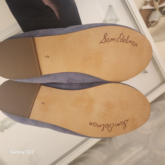 Sam Edelman "Felicia" Leather Purple Flats. NWT. Size 7 and 9 - Picture 8 of 9